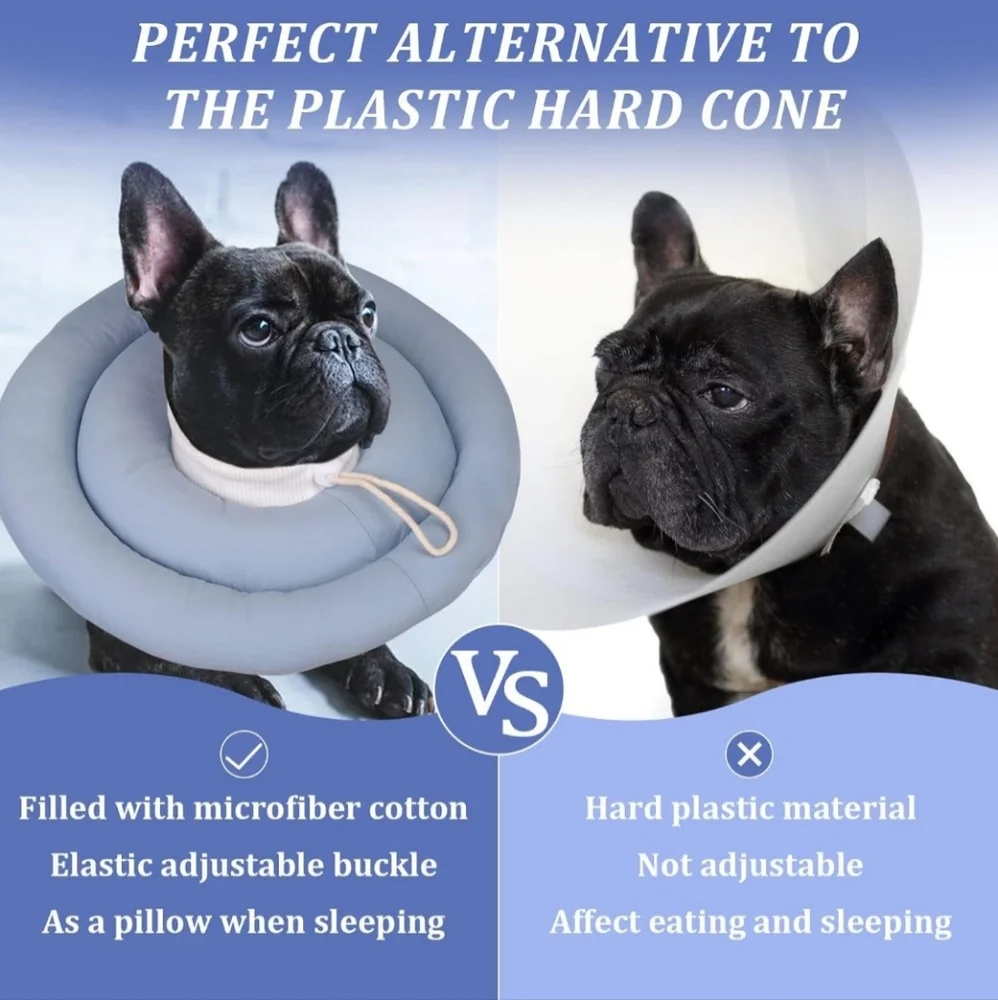 NWOT Dog Cone Collar for After Surgery Soft Pet Recovery Collar Size XXLarge